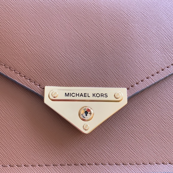 NWT MICHAEL KORS BROWN LEATHER CROSSBODY - Picture 6 of 7